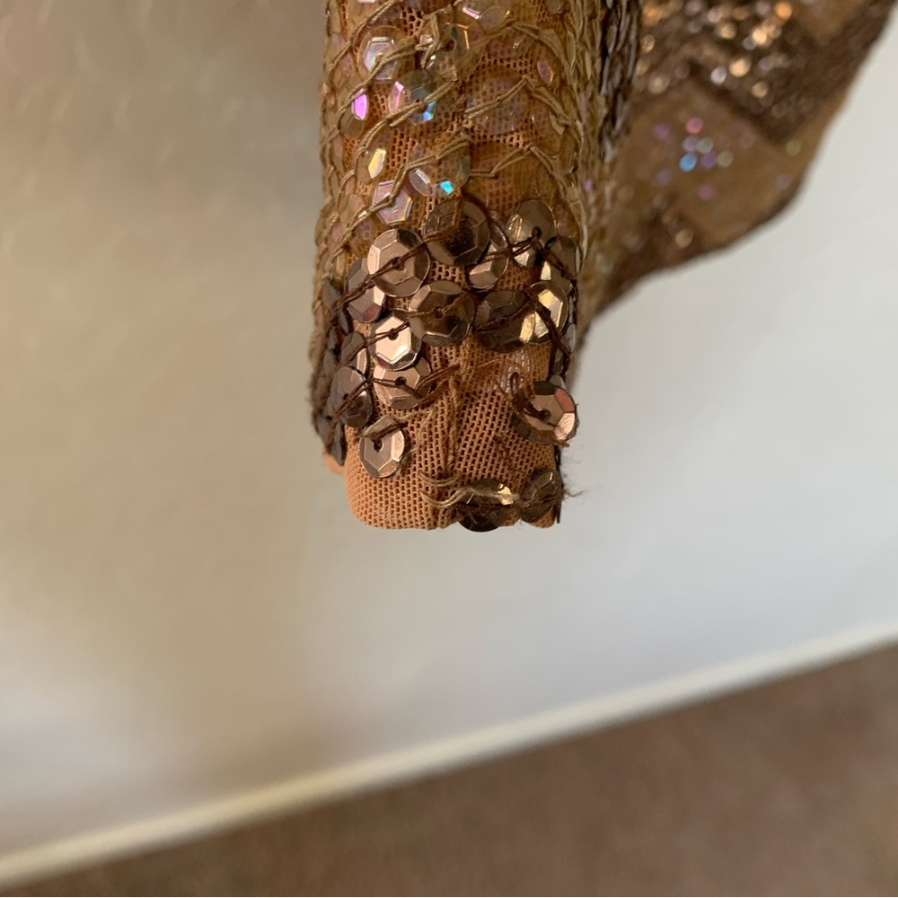 Alice & Olivia Zigzag Sequin Shift Party Dress. S… - image 7